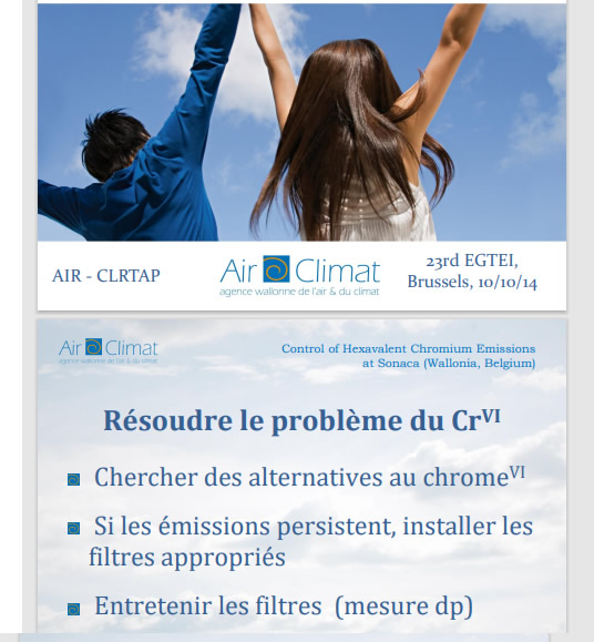 CONTROL OF HEXAVALENT CHROMIUM EMISSIONS